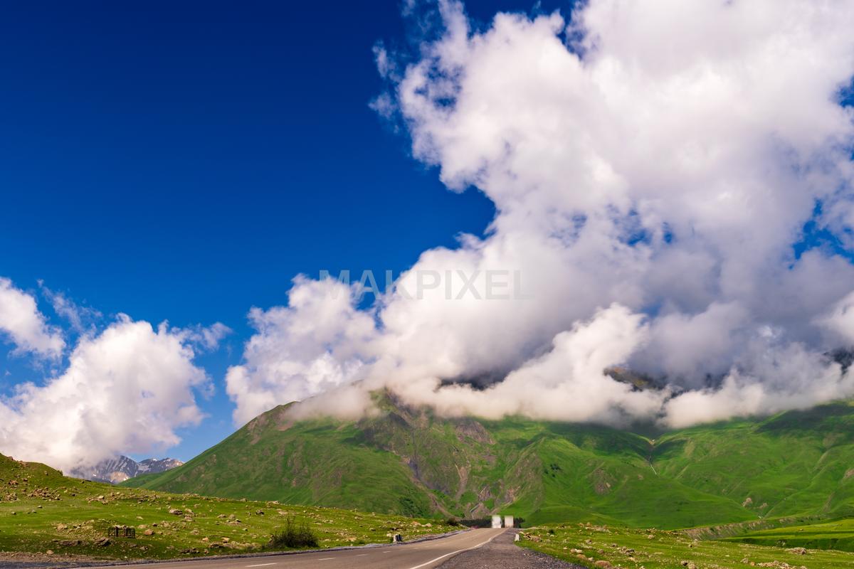 Russian Georgian Friendship Monument 02873 Stock Photo - 6395×4263 stock photo