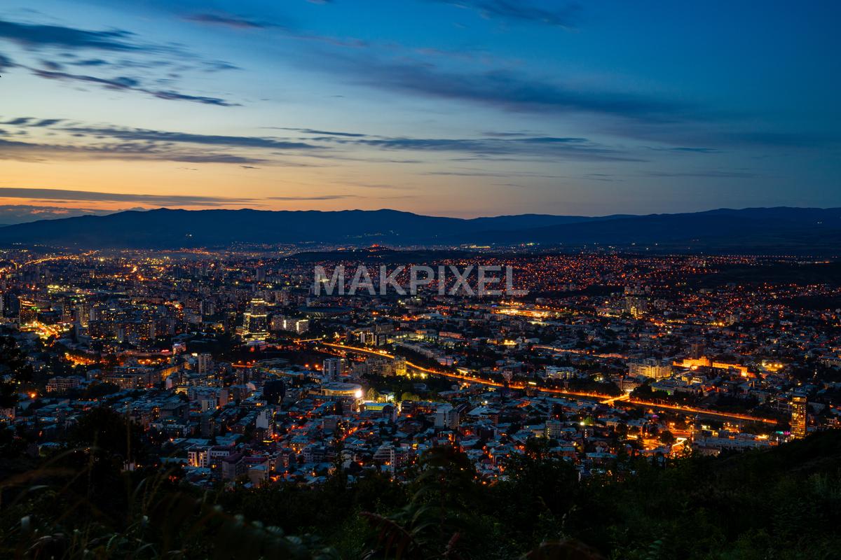 Cityscape At Sunset Nature Stock Photo - 8619×5746 stock photo